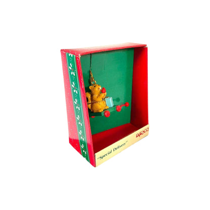 1989 Special Delivery Beaver Enesco Ornament 566713 Image3