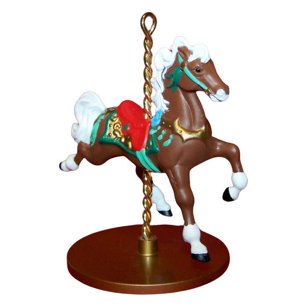 1989 Star Hallmark Ornament (Christmas Carousel Horse) XPR9720