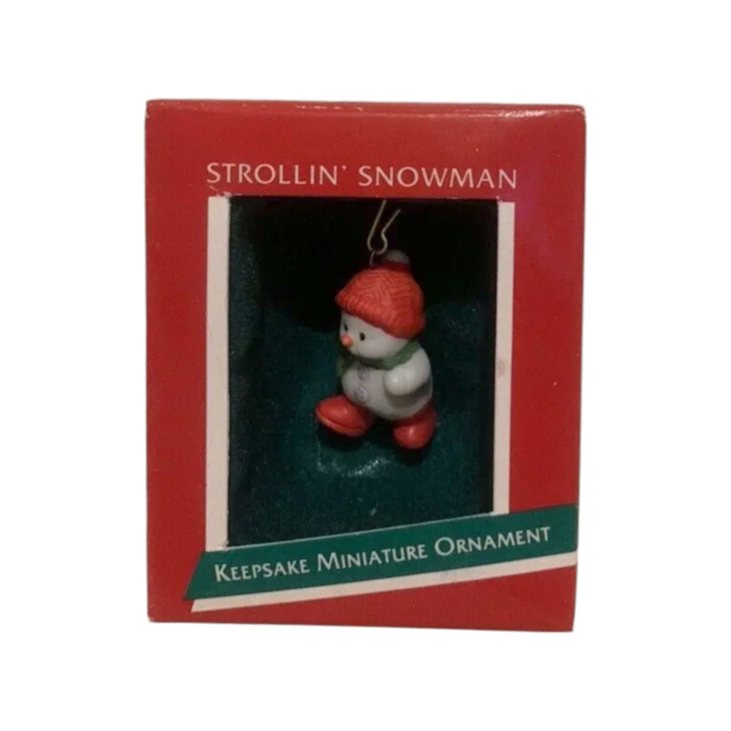 1989 Strollin' Snowman (Snowmen) Hallmark Ornament QXM574-2 Image2
