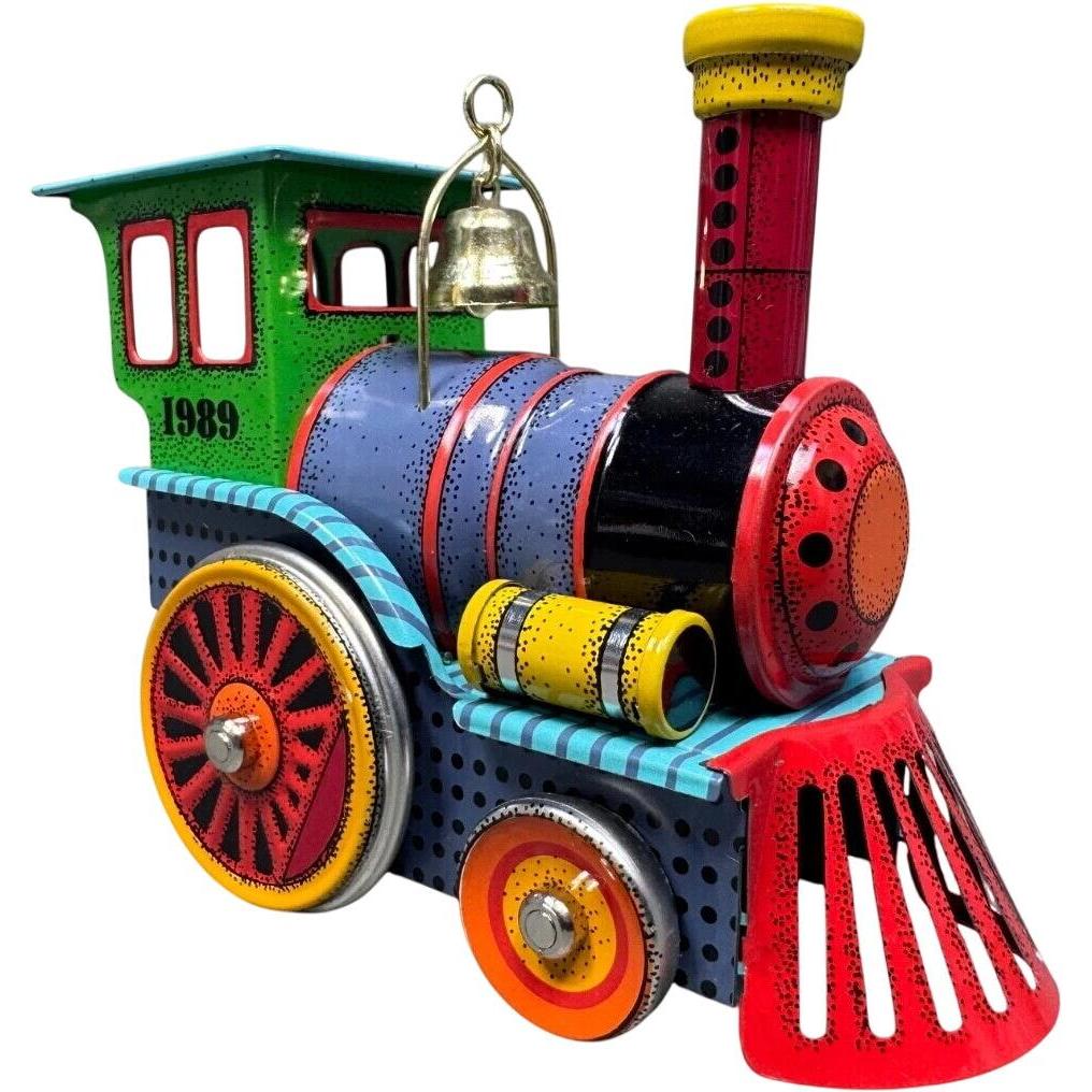 1989 Tin Locomotive Hallmark Ornament (Tin Locomotive) QX4602