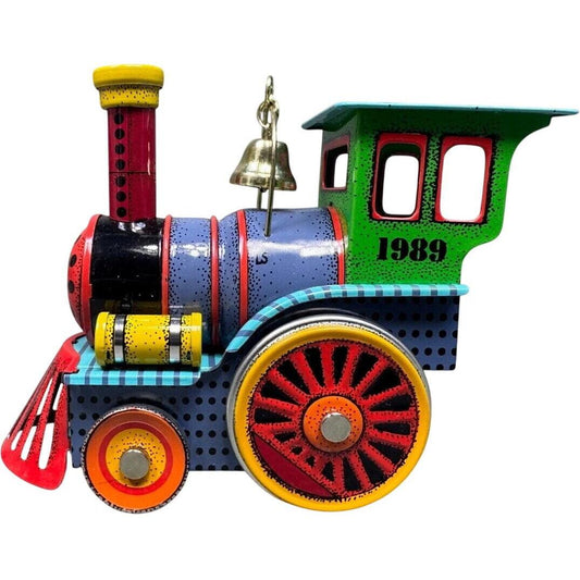 1989 Tin Locomotive Hallmark Ornament (Tin Locomotive) QX4602