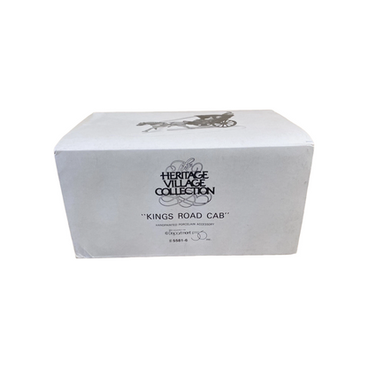 1989 Vintage Kings Road Cab – Heritage Village Collection Department 56 #5581-6 1344611 Image2