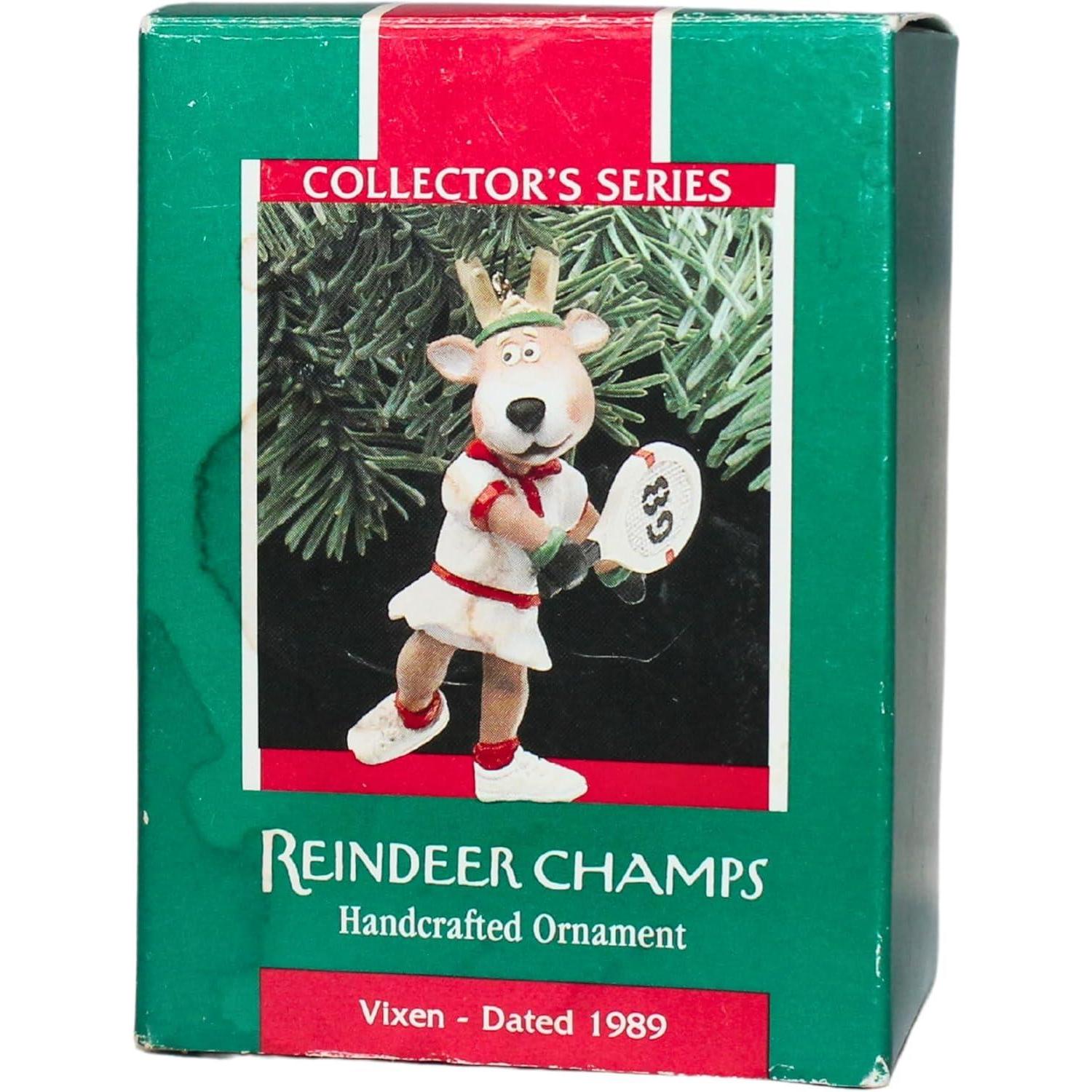 1989 Vixen Hallmark Ornament (Reindeer Champs) QX4562