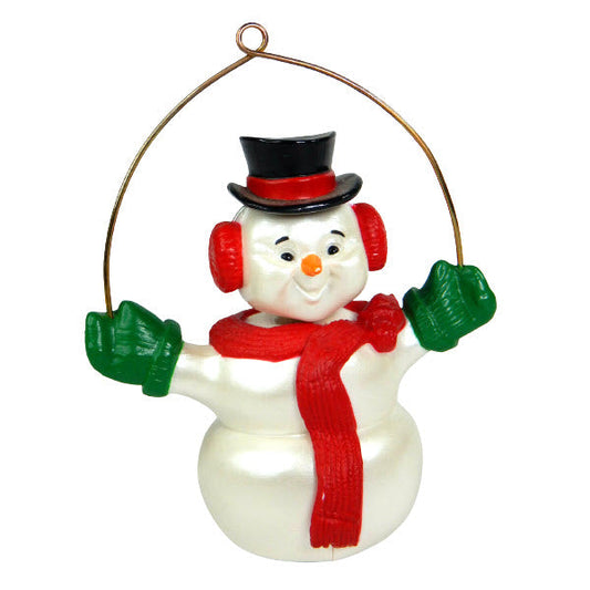 1989 Wiggly Snowman Hallmark Ornament (Snowman) QX4892