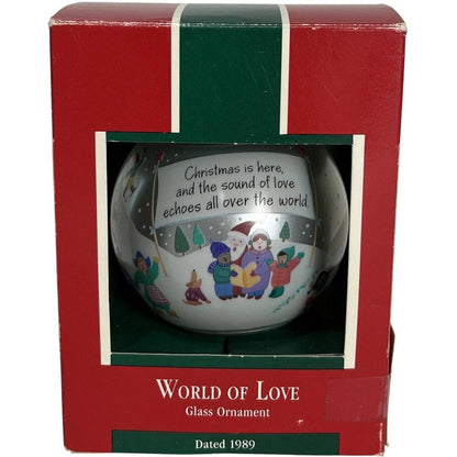1989 World of Love Hallmark Ornament (Ball) QX2745