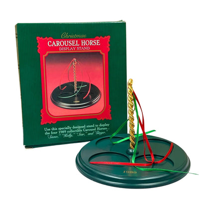 1989Carousel Horse Display Stand Hallmark Ornament (Christmas Carousel Horse) XPR9723