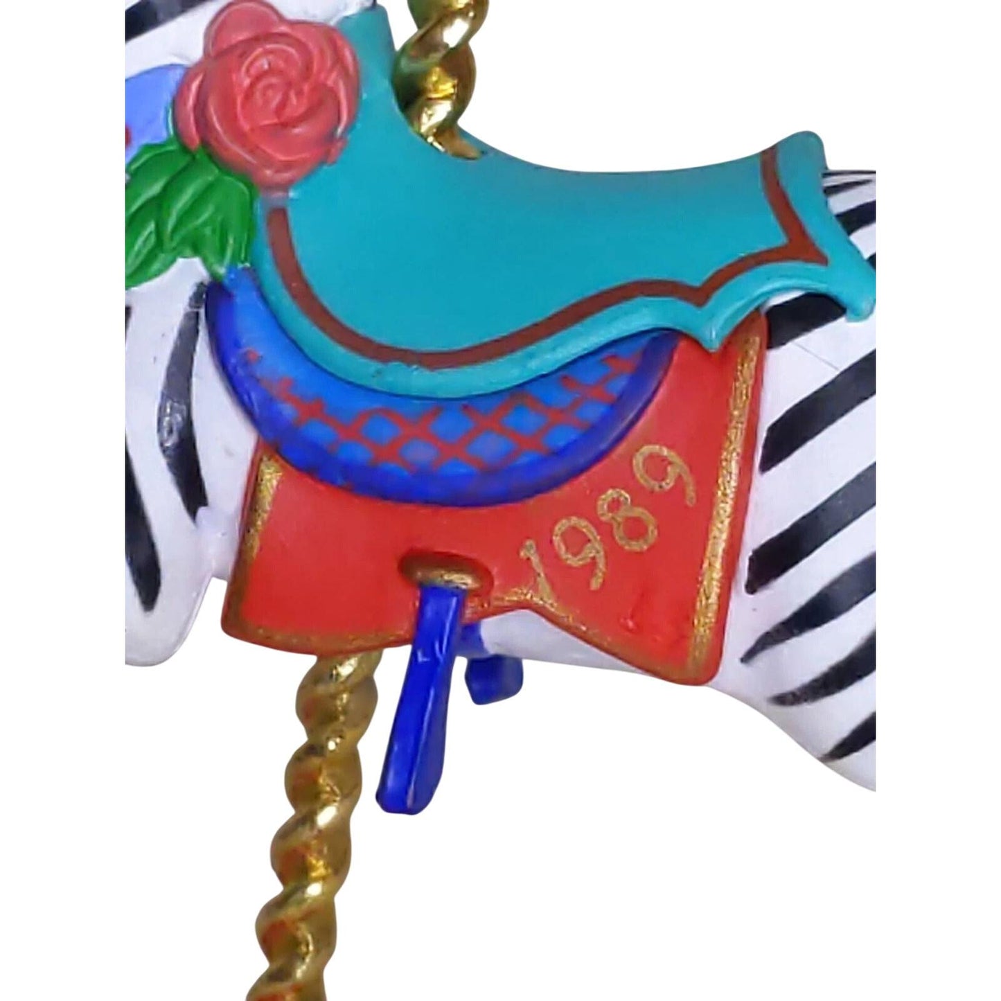 1989Carousel Zebra Hallmark Ornament (Carousel Horse) QX4515