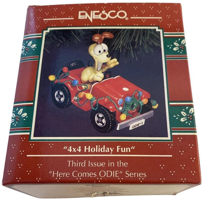 1990 4x4 Holiday Fun - Third Issue in the "Here Comes ODIE" Series (Garfield)