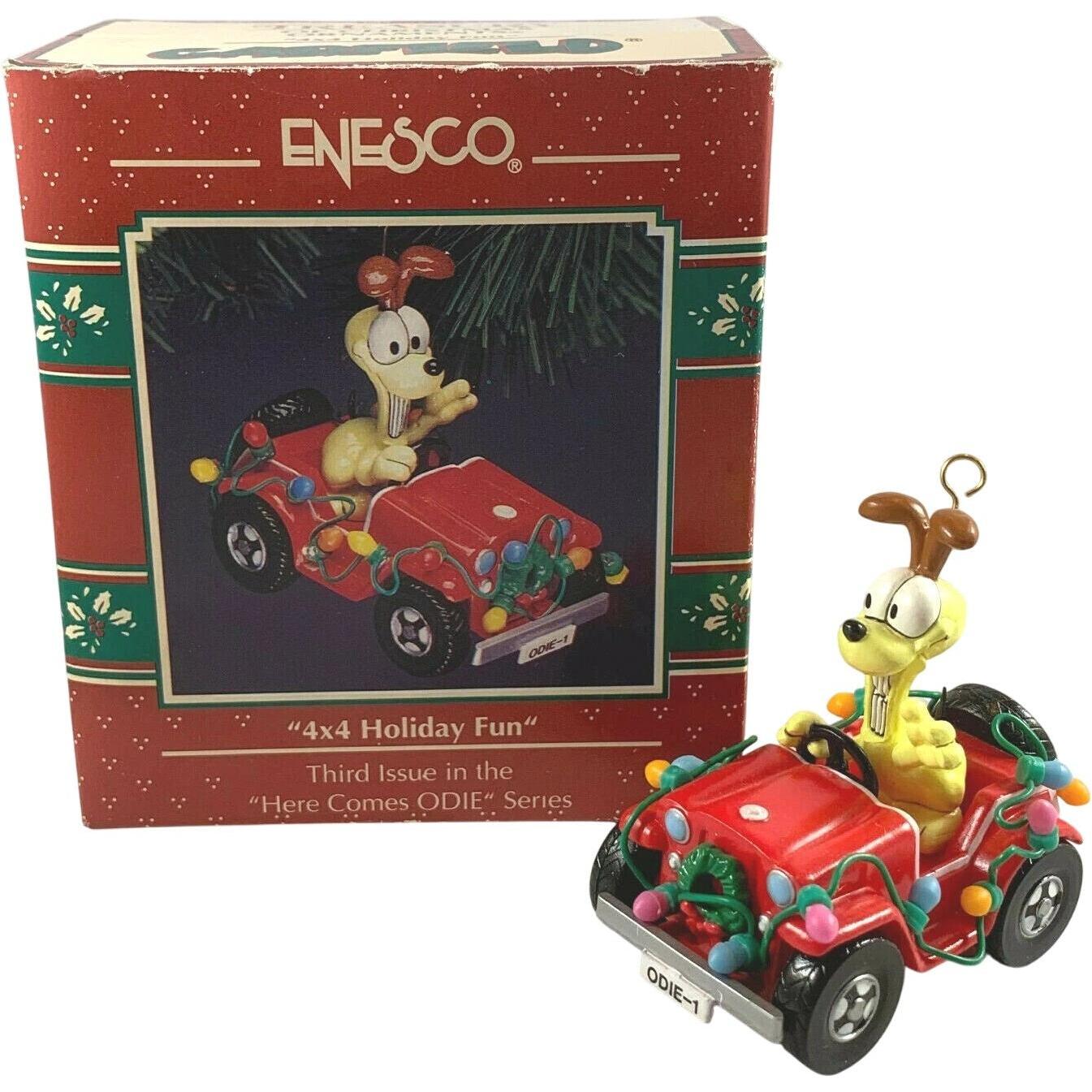 1990 4x4 Holiday Fun - Third Issue in the "Here Comes ODIE" Series (Garfield)
