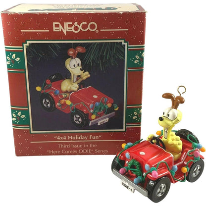 1990 4x4 Holiday Fun - Third Issue in the "Here Comes ODIE" Series (Garfield)