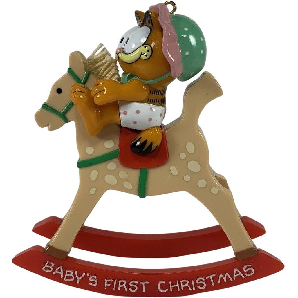 1990 "A Rockin' Garfield Christmas" Enesco Ornament (Garfield) 572527