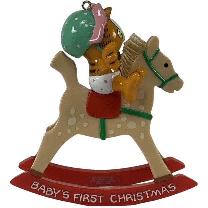 1990 "A Rockin' Garfield Christmas" Enesco Ornament (Garfield) 572527