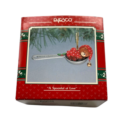 1990 A Spoonful of Love Enesco Ornament (Teddy Bear) 568570