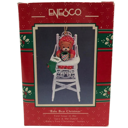 1990 Baby Bear Christmas (Lucy & Me Dated Baby's First Christmas)