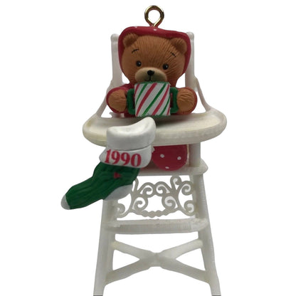 1990 Baby Bear Christmas (Lucy & Me Dated Baby's First Christmas)