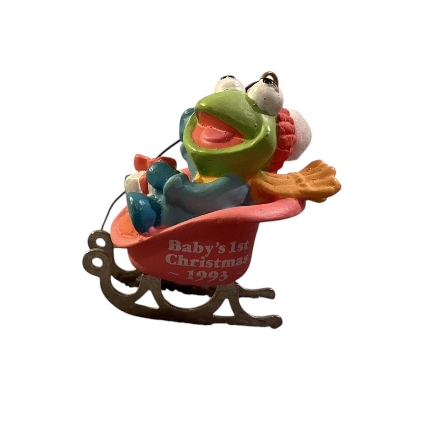 1990 Baby Kermit's Sleighride (Baby Boy's First Christmas)