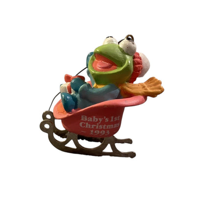 1990 Baby Kermit's Sleighride (Baby Boy's First Christmas)
