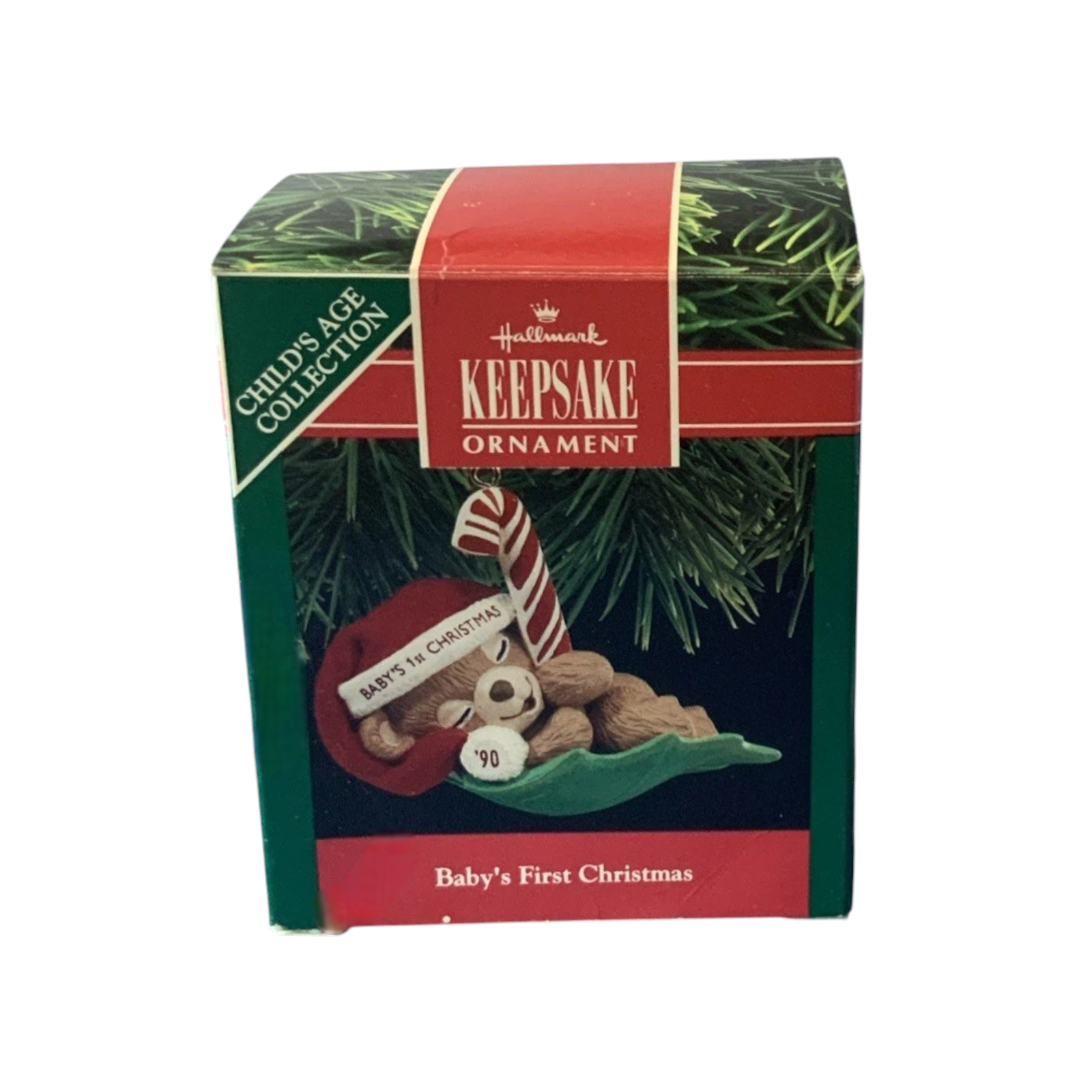 1990 Baby's First Christmas Hallmark Ornament (Baby's First Christmas) QX4856