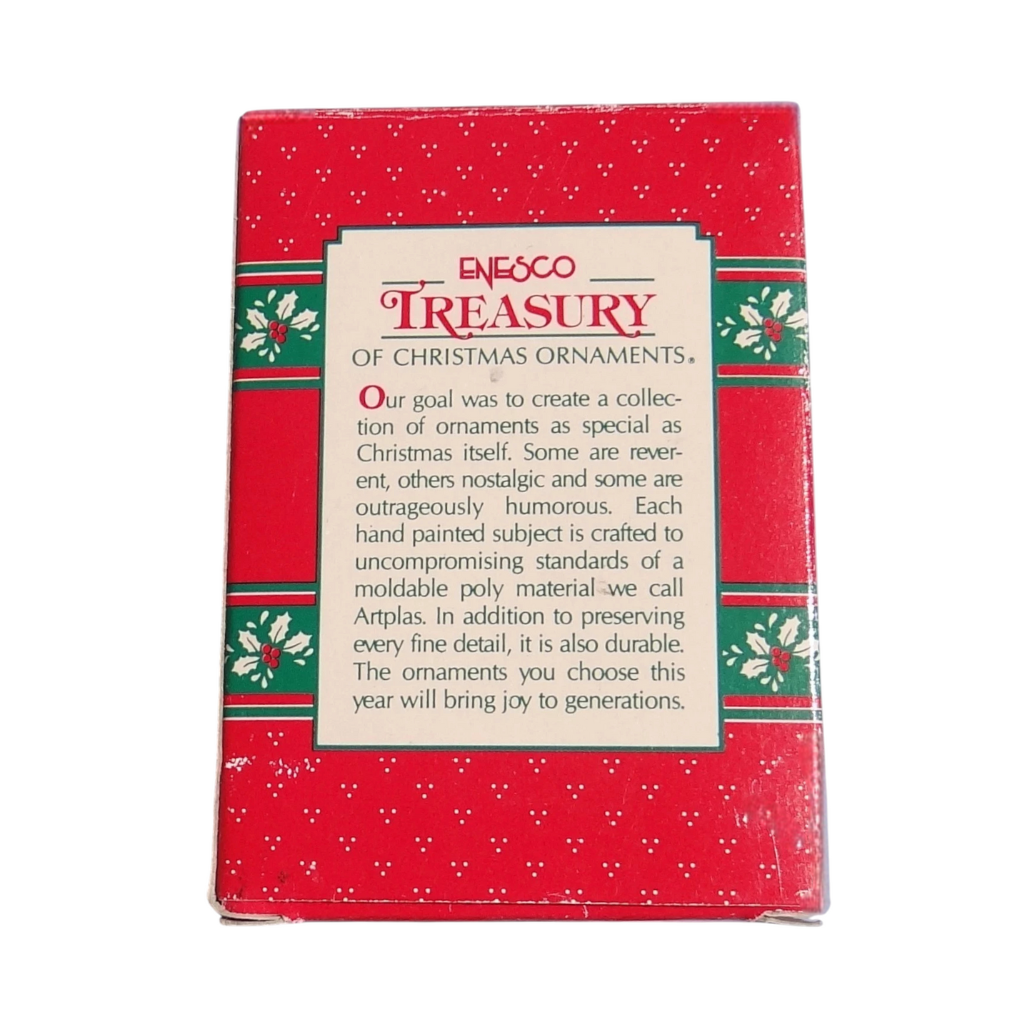 1990 Baby's First Christmas- Seventh Issue in the "Baby Bear Swing" Series (Teddy Bear)