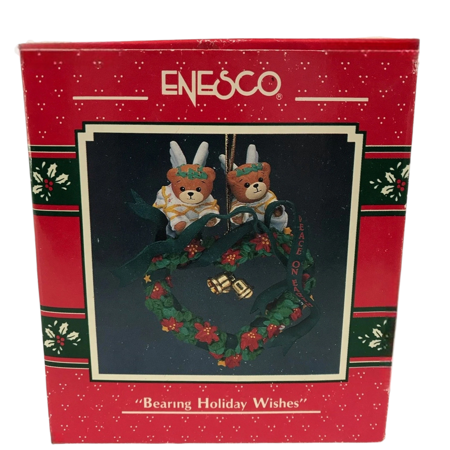 1990 Bearing Holiday Wishes (Wreath)