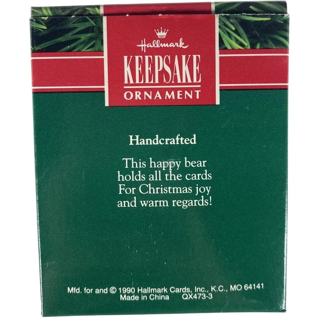 1990 Beary Good Deal Hallmark Ornament (Teddy Bear) QX4733