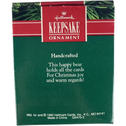 1990 Beary Good Deal Hallmark Ornament (Teddy Bear) QX4733