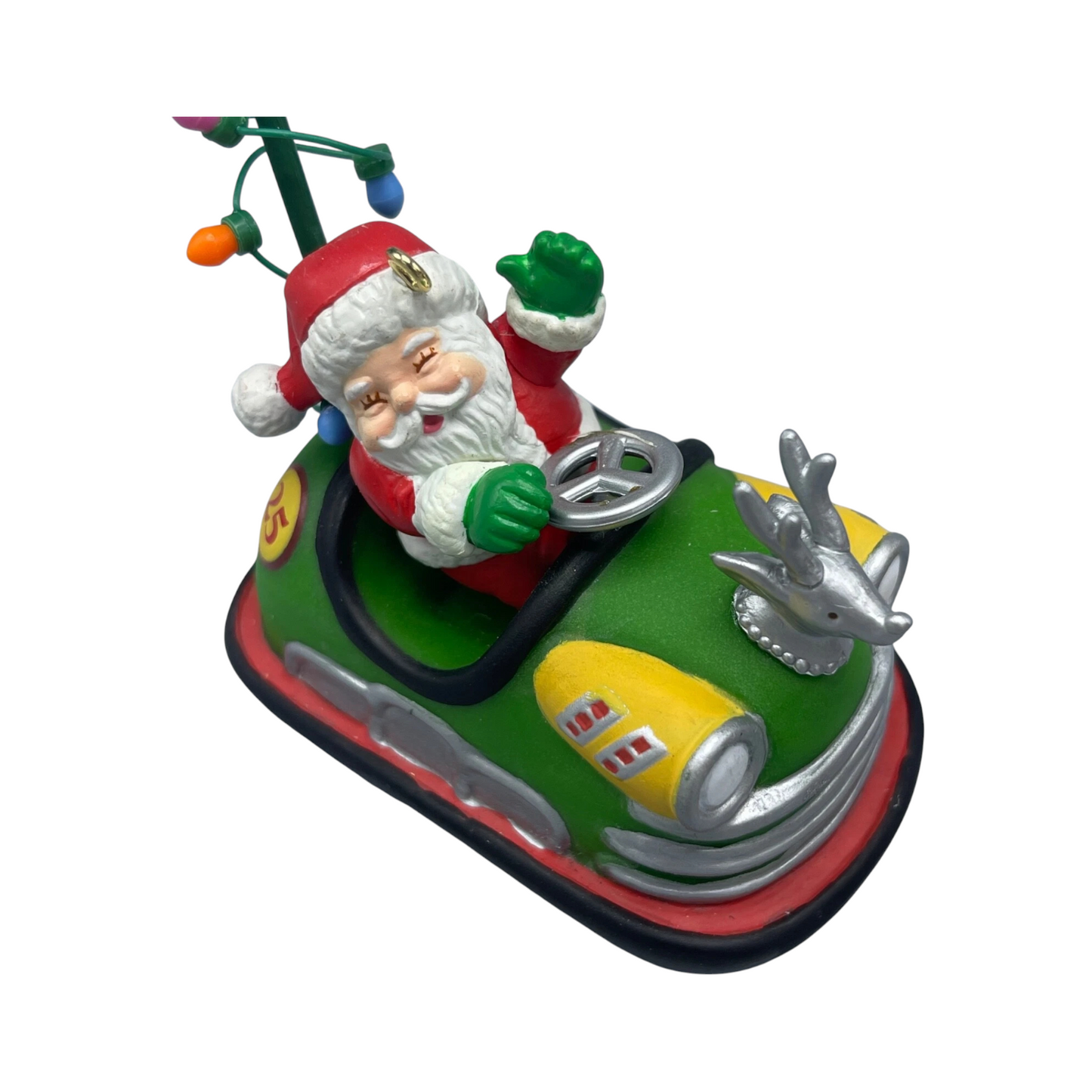 1990 Bumper Car Santa Enesco Ornament (Travelin' Santa) 565083