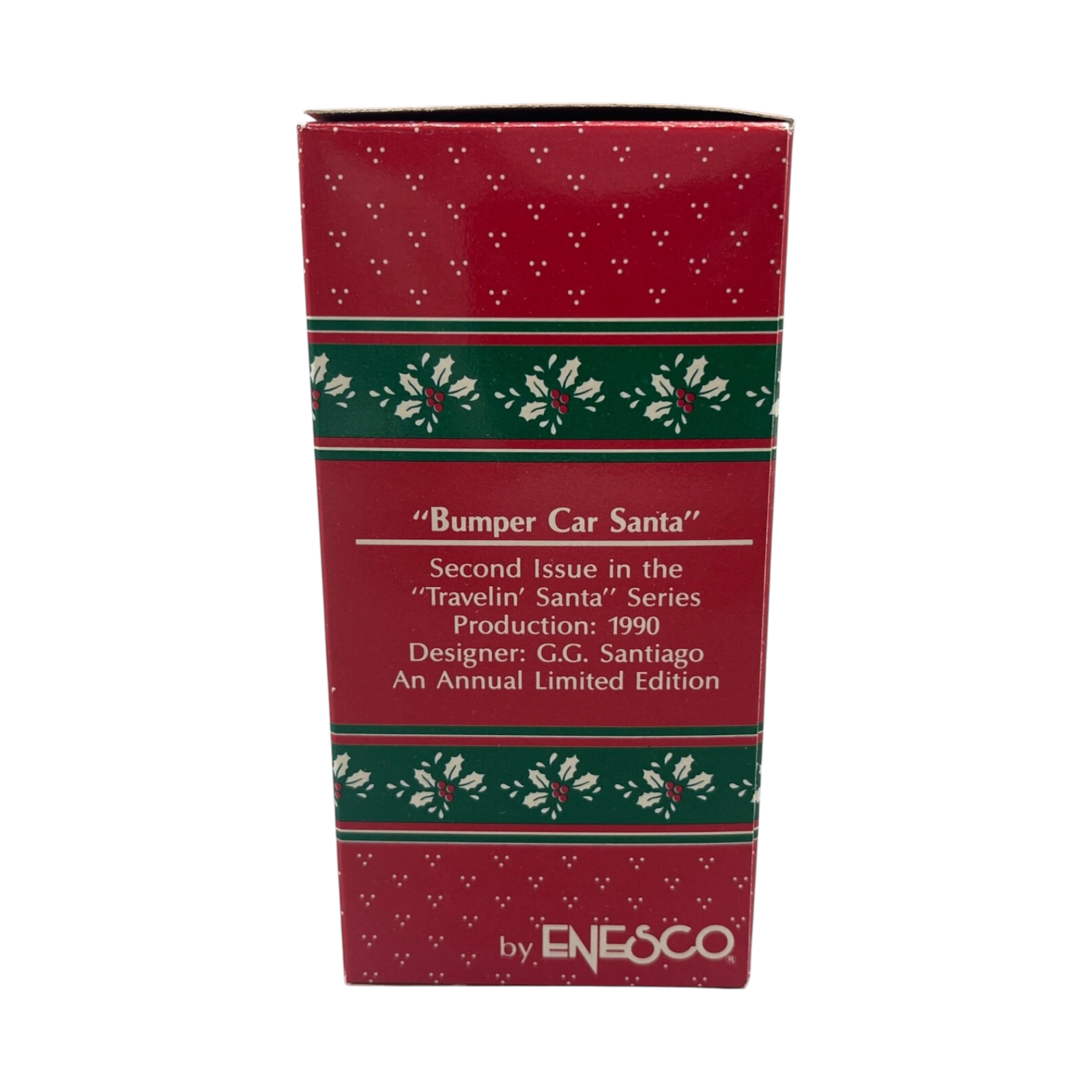 1990 Bumper Car Santa Enesco Ornament (Travelin' Santa) 565083