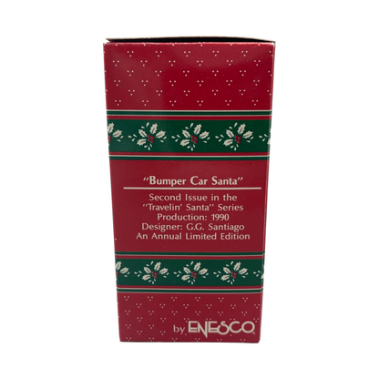 1990 Bumper Car Santa Enesco Ornament (Travelin' Santa) 565083
