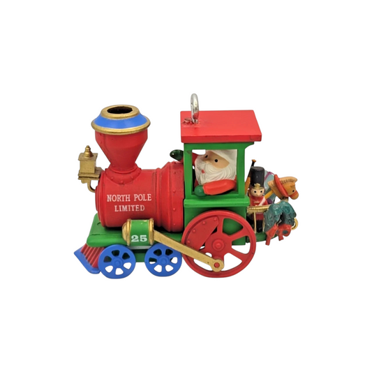 1990 Christmas Express Carlton Cards Ornaments (Train) 102355-1