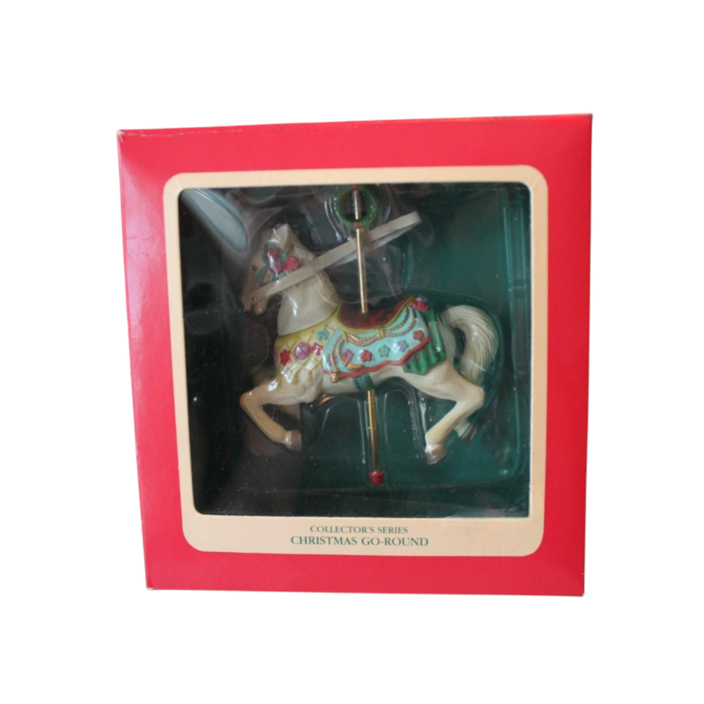 1990 Christmas Go-Round Carlton Cards Ornaments (Carousel Horse) 102346-2