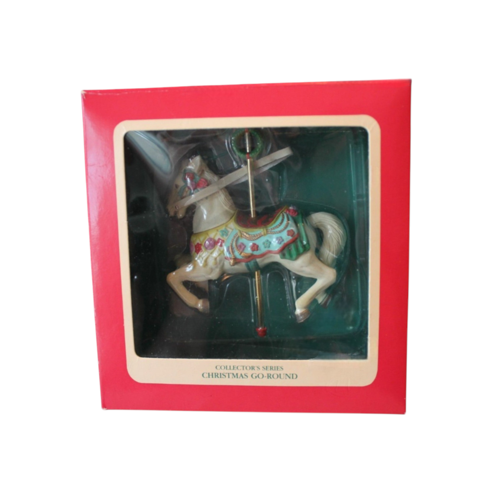 1990 Christmas Go-Round Carlton Cards Ornaments (Carousel Horse) 102346-2