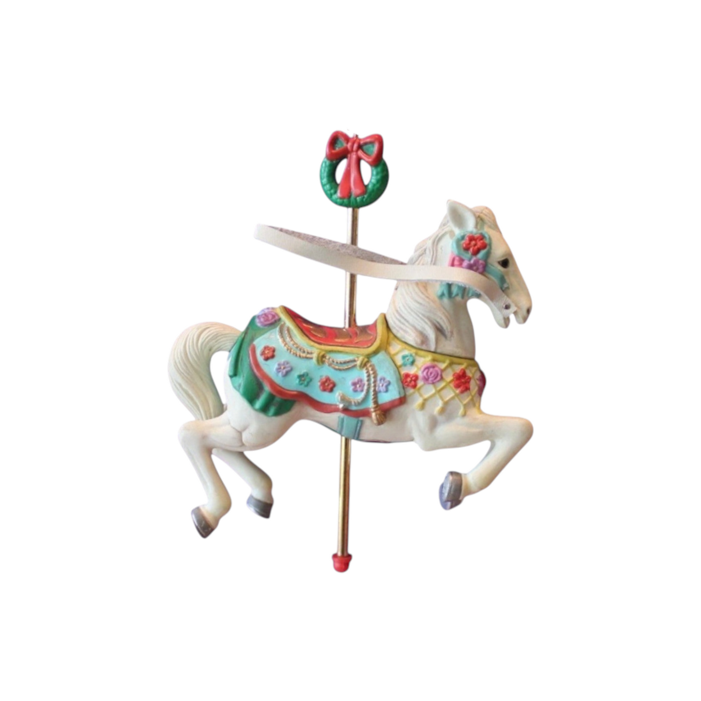1990 Christmas Go-Round Carlton Cards Ornaments (Carousel Horse) 102346-2