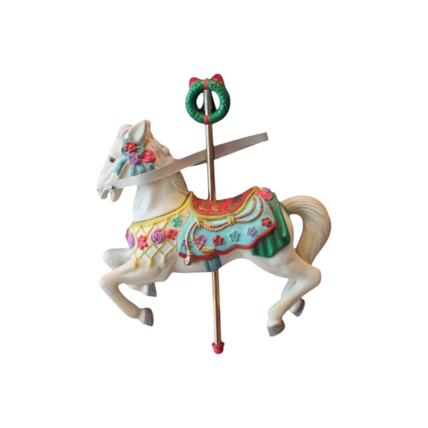 1990 Christmas Go-Round Carlton Cards Ornaments (Carousel Horse) 102346-2