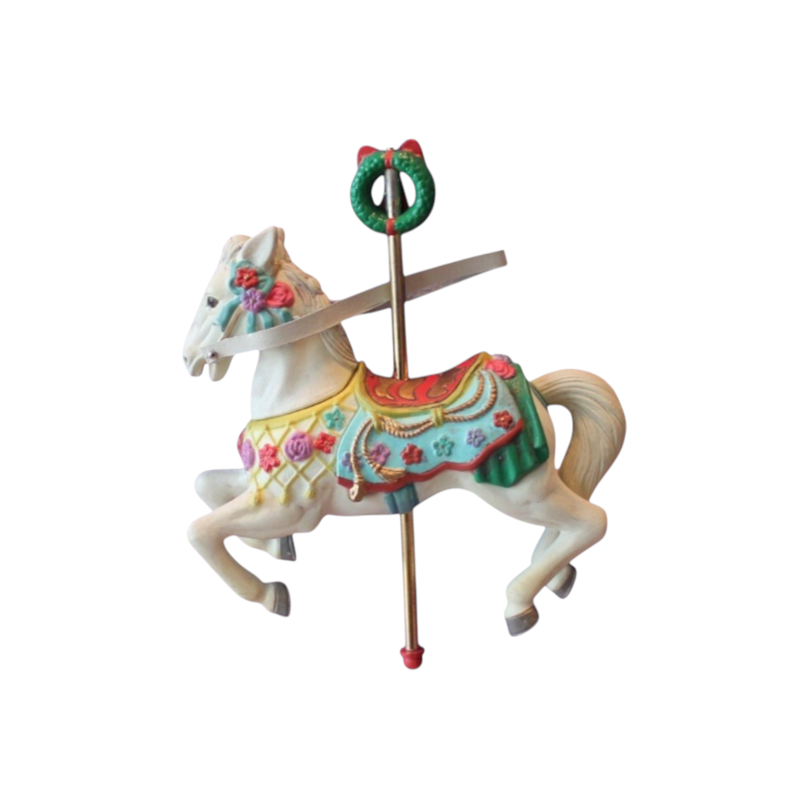 1990 Christmas Go-Round Carlton Cards Ornaments (Carousel Horse) 102346-2