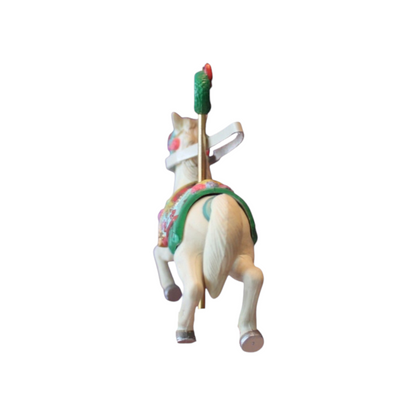 1990 Christmas Go-Round Carlton Cards Ornaments (Carousel Horse) 102346-2