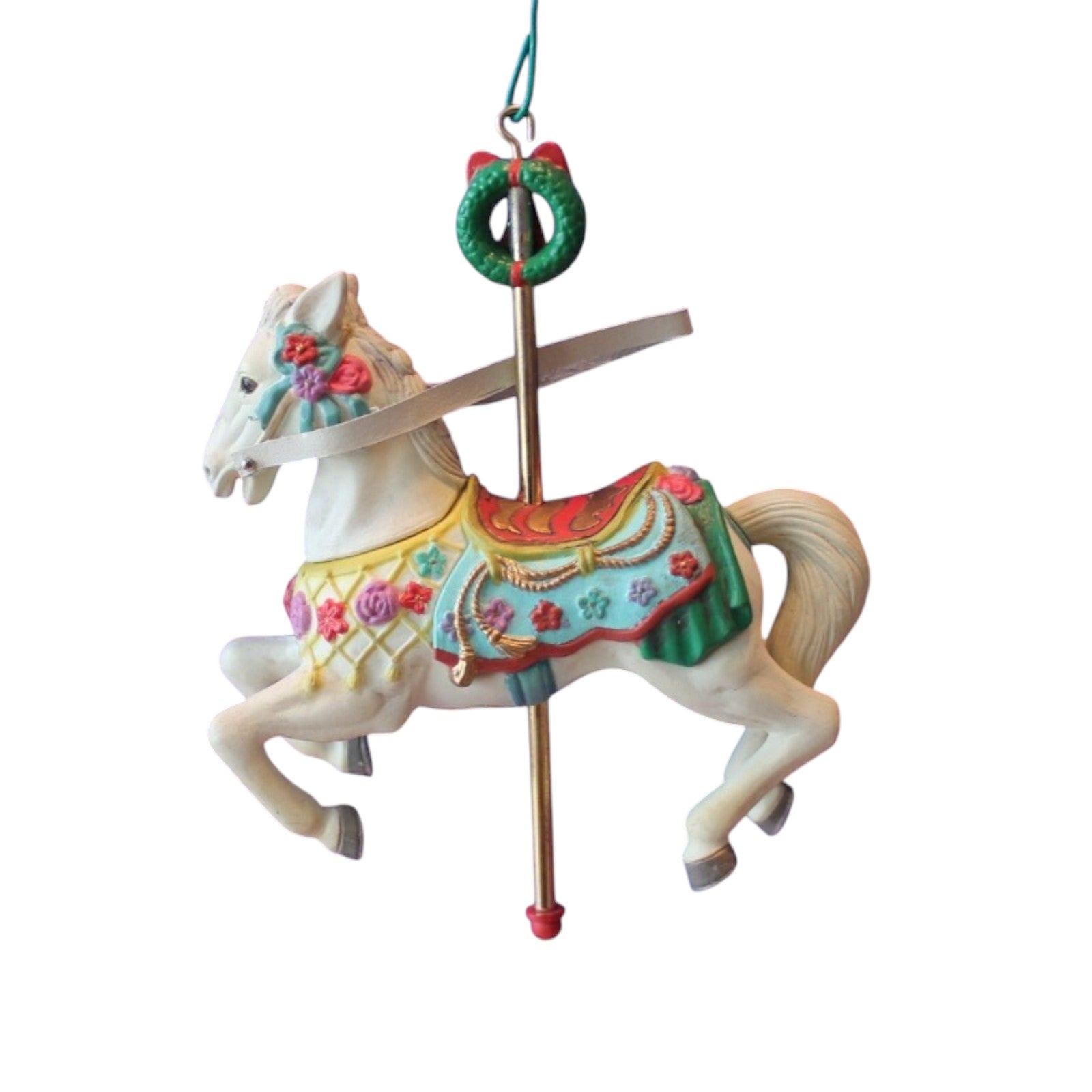 1990 Christmas Go-Round Carlton Cards Ornaments (Carousel Horse) 102346-2