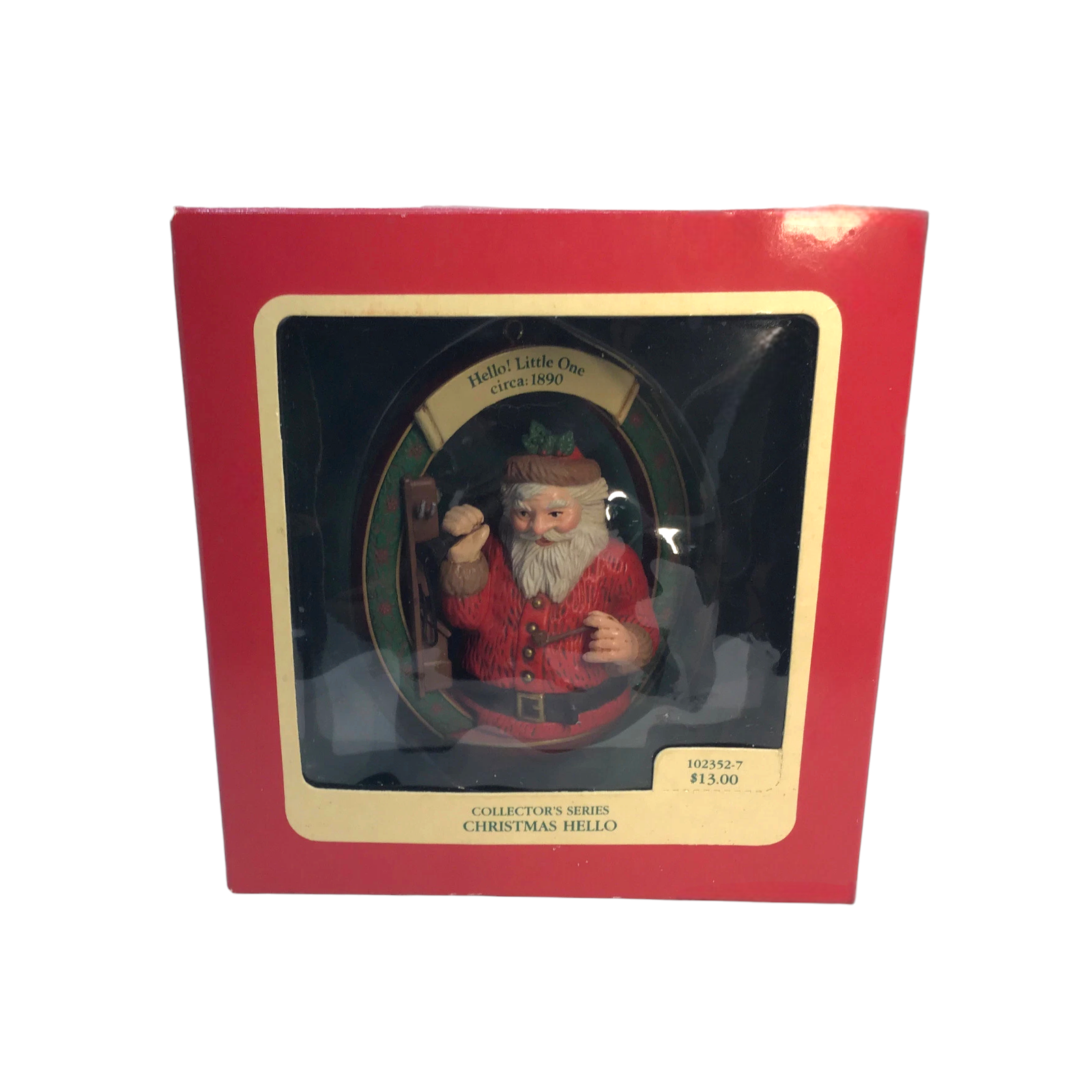 1990 Christmas Hello Carlton Cards Ornaments (Santa Claus) 102352-7