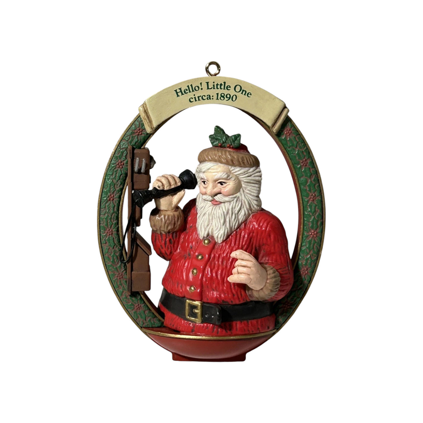 1990 Christmas Hello Carlton Cards Ornaments (Santa Claus) 102352-7