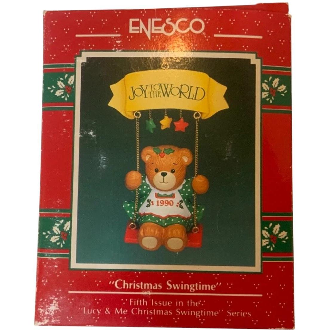 1990 Christmas Swingtime Enesco Ornament (Lucy & Me Christmas Swingtime) 568597
