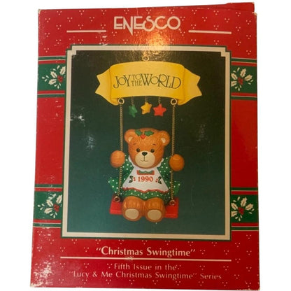 1990 Christmas Swingtime Enesco Ornament (Lucy & Me Christmas Swingtime) 568597