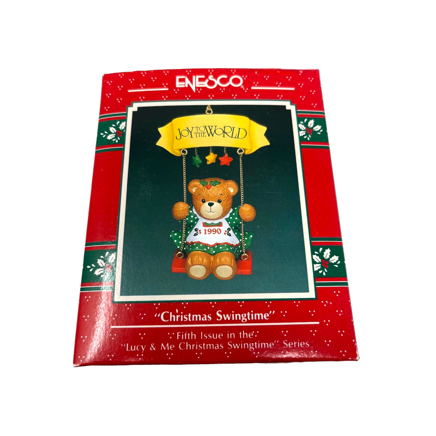 1990 Christmas Swingtime - Fifth Issue in the "Lucy & Me Christmas Swingtime" Series (Teddy Bear)
