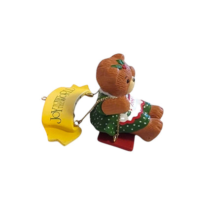 1990 Christmas Swingtime - Fifth Issue in the "Lucy & Me Christmas Swingtime" Series (Teddy Bear)