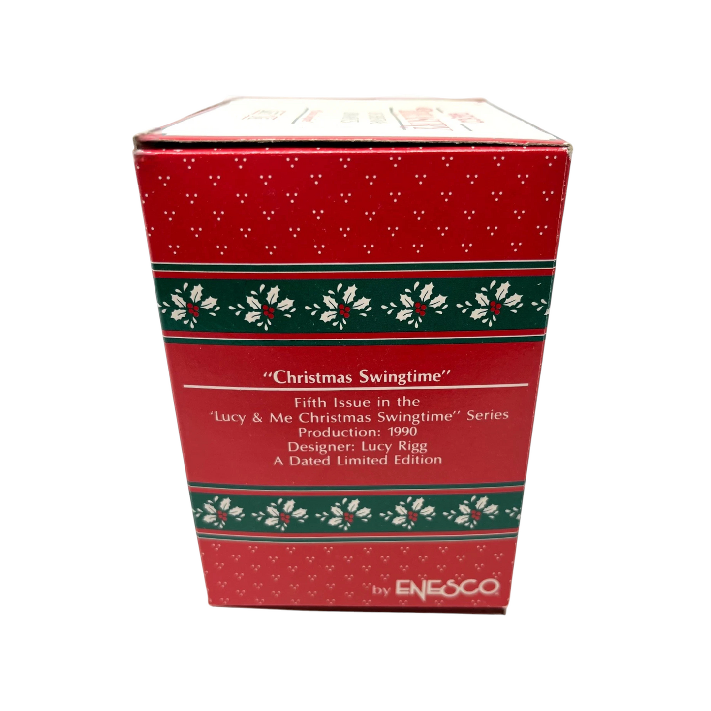 1990 Christmas Swingtime - Fifth Issue in the "Lucy & Me Christmas Swingtime" Series (Teddy Bear)