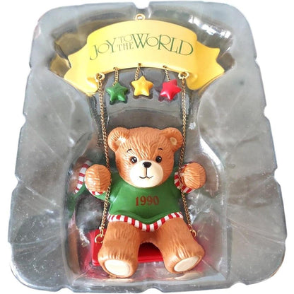 1990 Christmas Swingtime - Fifth Issue in the "Lucy & Me Christmas Swingtime" Series (Teddy Bear)