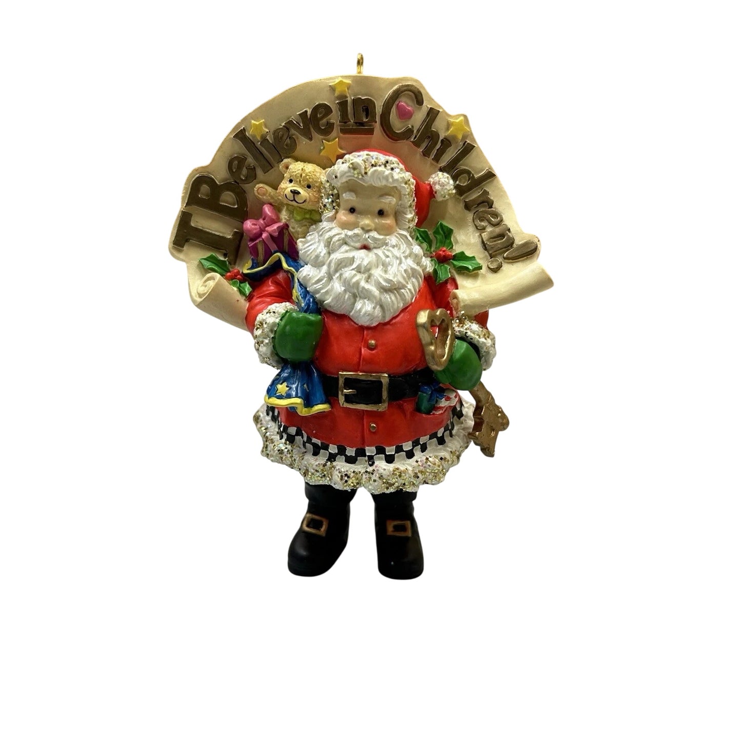 1990 Christmas is for Children Carlton Cards Ornaments (Santa Claus) CXOR-200A