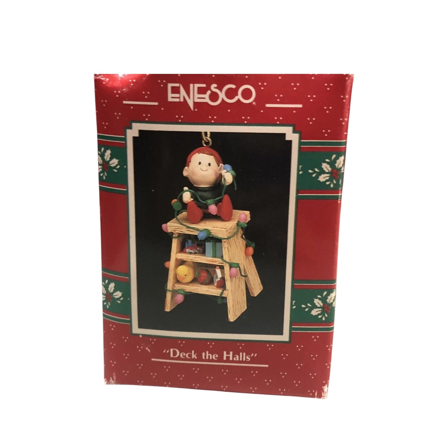1990 Deck the Halls Enesco Ornament (Children) 566063