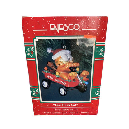 1990 Fast Track Cat - Third Issue in the "Here Comes Garfield" Series (Garfield)