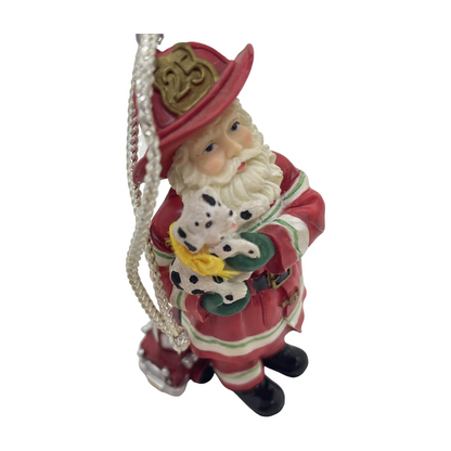 1990 Firehouse Santa Carlton Cards Ornaments (Firefighter) CXOR-110C