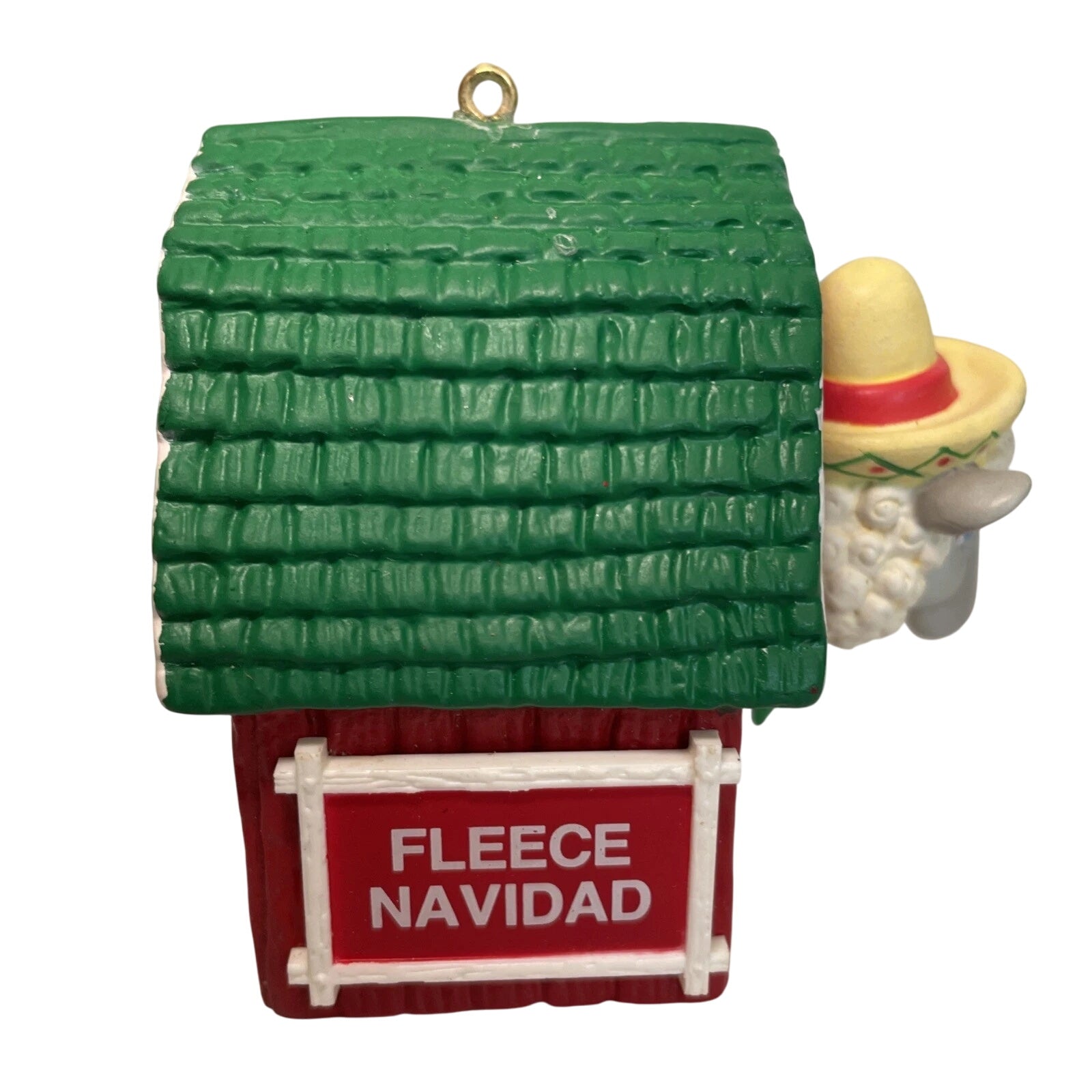 1990 Fleece Navidad Enesco Ornament (Barnyard Buddies) 571903